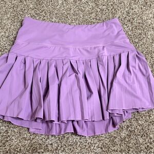 Lavender Pleated Women's Skirt